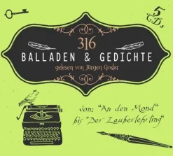 316 Balladen & Gedichte, 5 Audio-CD-ZYX Music Online