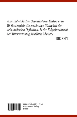20 Masterplots - Die Basis des Story-Building in Roman und Film-Autorenhaus Verlag