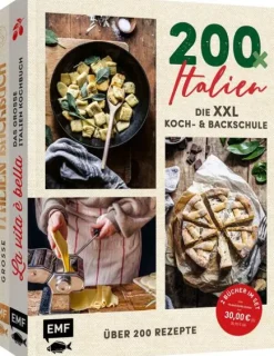 200 x Italien - Die XXL Koch- und Backschule-Edition Michael Fischer New