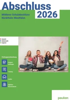 hutt lernhilfen Abschluss 2026 - MSA Realschule NRW - Aufgabenband - Originalprüfungen mit Trainingsteil für die Fächer Deutsch, Mathematik und Englisch Clearance