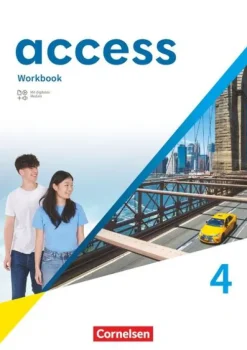 Cornelsen Verlag GmbH Access Band 4: 8. Schuljahr - Allgemeine Ausgabe 2022 - Workbook mit digitalen Medien Online