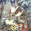 Richard Sellmer Verlag Adventskalender "Postkarte Waldweihnacht" Sale
