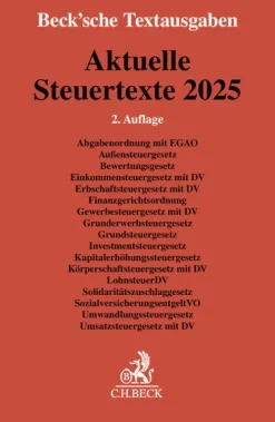 Aktuelle Steuertexte 2025-C.H. Beck Best