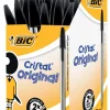 BIC Kugelschreiber Cristal Original Medium 0.4mm schwarz, 50er Set Best