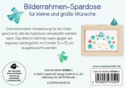 Coppenrath Bilderrahmen-Spardose - Mögen deine Wünsche wahr werden! Hot