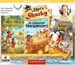 CD-Hörspiel: Käpt'n Sharky - Die zweite Piratenbox (3 CDs)-Coppenrath New