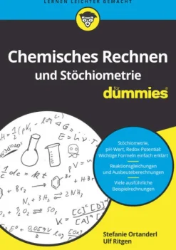 Chemisches Rechnen und Stöchiometrie für Dummies-Wiley-VCH GmbH Sale