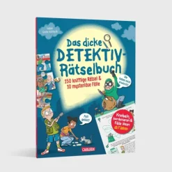 Carlsen Verlag GmbH Das dicke Detektiv-Rätselbuch Clearance