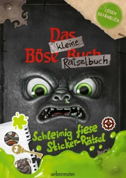 Das kleine Böse Rätselbuch - Schleimig fiese Sticker-Rätsel (Das kleine Böse Buch)-Ueberreuter Verlag Clearance