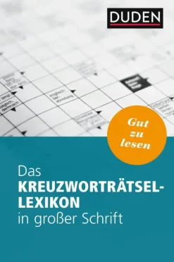 Das Kreuzworträtsel-Lexikon in großer Schrift-Bibliograph. Instit. GmbH Hot