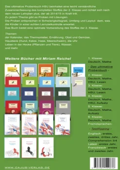 Cajus Verlag Das ultimative Probenbuch HSU 2. Klasse. LehrplanPlus, 3 Teile