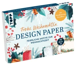 frechverlag GmbH Design Paper A5 Frohe Weihnachten. Mit Handlettering-Grundkurs New