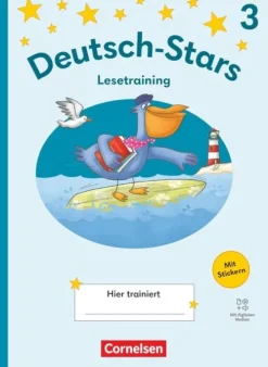 Cornelsen Verlag GmbH Deutsch-Stars 3. Schuljahr - Lesetraining Ausgabe 2025 - Übungsheft Clearance