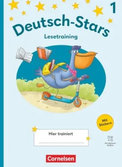 Cornelsen Verlag GmbH Deutsch-Stars 1. Schuljahr - Lesetraining Ausgabe 2025 - Übungsheft Best