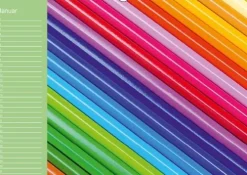 Calvendo Die bunte Welt der Stifte - Geburtstagskalender (Wandkalender immerwährend DIN A3 quer) Outlet