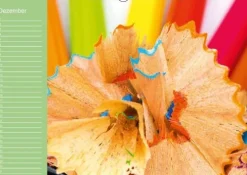 Calvendo Die bunte Welt der Stifte - Geburtstagskalender (Wandkalender immerwährend DIN A3 quer) Outlet