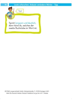 Klett Lerntraining Die Deutsch-Helden: Deutsch-Testblock So gut bin ich! 1. Klasse New