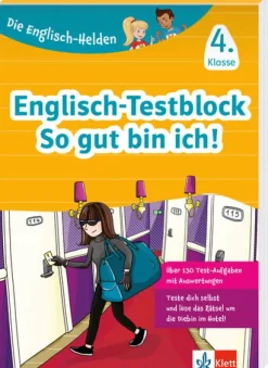 Klett Lerntraining Die Englisch-Helden Englisch-Testblock So gut bin ich! 4. Klasse New