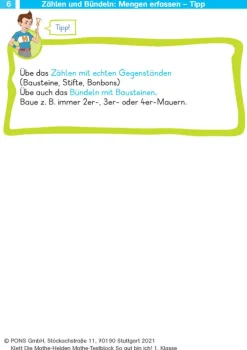 Klett Lerntraining Die Mathe-Helden: Mathe-Testblock So gut bin ich! 1. Klasse