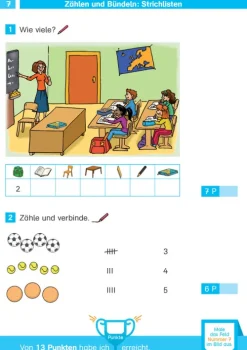 Klett Lerntraining Die Mathe-Helden: Mathe-Testblock So gut bin ich! 1. Klasse
