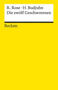 Die zwölf Geschworenen. Für die deutsche Bühne dramatisiert von Horst Budjuhn-Reclam Philipp Jun. Discount