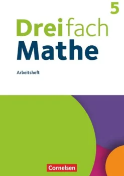 Cornelsen Verlag GmbH Dreifach Mathe 5. Schuljahr - Arbeitsheft mit Lösungen New