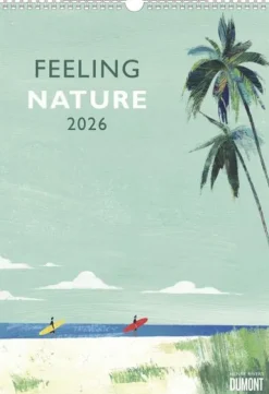 DuMont Kalenderverlag DUMONT - Rivers: Feeling Nature 2026 - Wandkalender 30x42 cm - Outdoor-Illustrationen von Henry Rivers, dekorative Poster im minimalistischen Design Hot