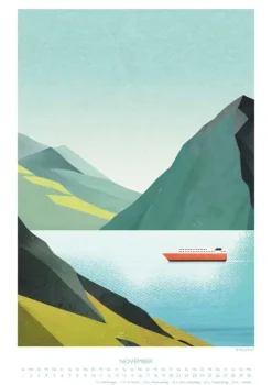DuMont Kalenderverlag DUMONT - Rivers: Feeling Nature 2026 - Wandkalender 30x42 cm - Outdoor-Illustrationen von Henry Rivers, dekorative Poster im minimalistischen Design Hot