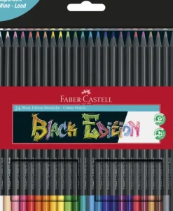 Faber-Castell Buntstifte Black Edition 24er Kartonetui-Faber-Castell GmbH&Co. New