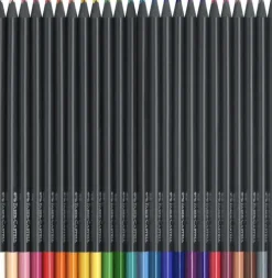 Faber-Castell Buntstifte Black Edition 24er Kartonetui-Faber-Castell GmbH&Co. New