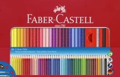 Buntstifte Colour Grip, 48er Set Metalletui-Faber-Castell Online