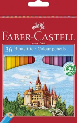 Faber-Castell Buntstifte Castle 36er Set Best