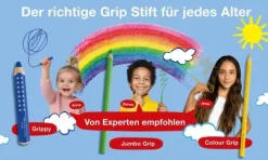 Faber-Castell Buntstifte Grippy 6er Set mit Spitzer New