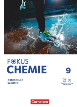 Cornelsen Verlag GmbH Fokus Chemie 9. Schuljahr Mittlere Schulformen. Oberschulen Sachsen - Schulbuch Clearance