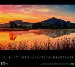 Neumann Verlage GmbH & Co GEO - Schöne Heimat Deutschland 2026 - Wandkalender 50x45 cm, Poster-Kalender mit Landschaftsfotografie, 12 Monatsblätter & Spiralbindung für Heimat- und Natur-Liebhaber