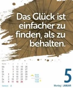 Korsch Glückskalender 2026 Clearance
