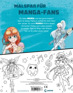 I love Manga & Anime - Das Malbuch-Loewe Verlag GmbH Outlet