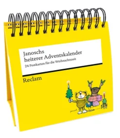 Janoschs heiterer Adventskalender. 24 Postkarten für die Weihnachtszeit (Advents-Postkartenaufsteller)-Reclam Philipp Jun. Outlet