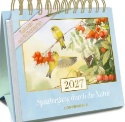 Coppenrath Kalender mit 53 Postkarten 2027 - Spaziergang durch die Natur New