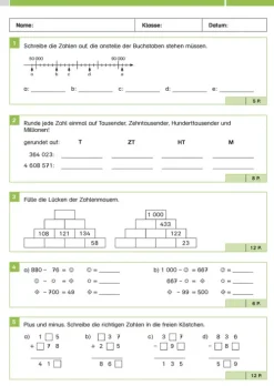 Klett Lerntraining Klett Sicher ins Gymnasium Mathematik 4. Klasse Discount