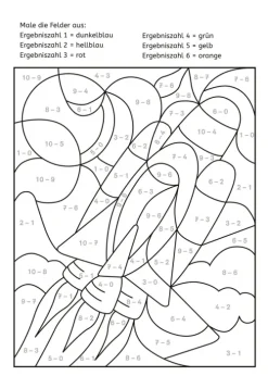 Tessloff Verlag LERNSTERN. Mein Mathe-Malblock. Rechnen bis 10 Clearance