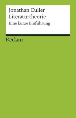 Reclam Philipp Jun. Literaturtheorie Discount