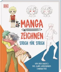 Manga zeichnen Strich für Strich-Dorling Kindersley Verlag