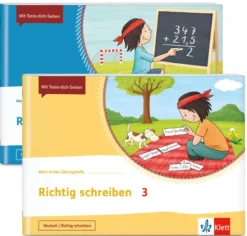 Klett Ernst /Schulbuch Mein Anoki-Übungsheft - Paket Richtig schreiben / Richtig rechnen 3 New
