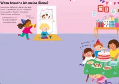 Usborne Verlag Mein Immer-wieder-Stickerbuch: Körper, Sinne und Gefühle Discount