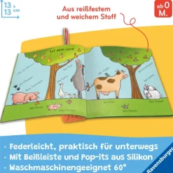 Ravensburger Verlag Mein Knuddel-Knautsch-Buch: flip&pop. Meine Tiere Outlet