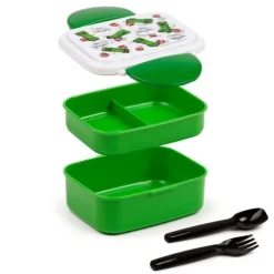 Minecraft Creeper & TNT Clip-Verschluss Stapelbare Bento Lunch Box mit Besteck-Triton-X Sale