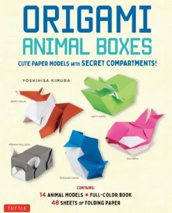 Tuttle Publishing Origami Animal Boxes Kit