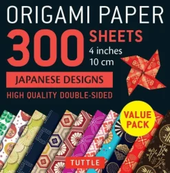 Tuttle Publishing Origami Paper 300 Sheets Japanese Designs 4 (10 CM) Discount