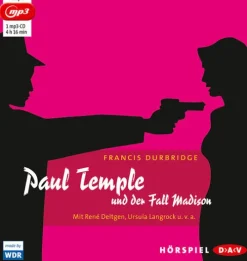 Der Audio Verlag, DAV Paul Temple und der Fall Madison,1 MP3-CD Hot